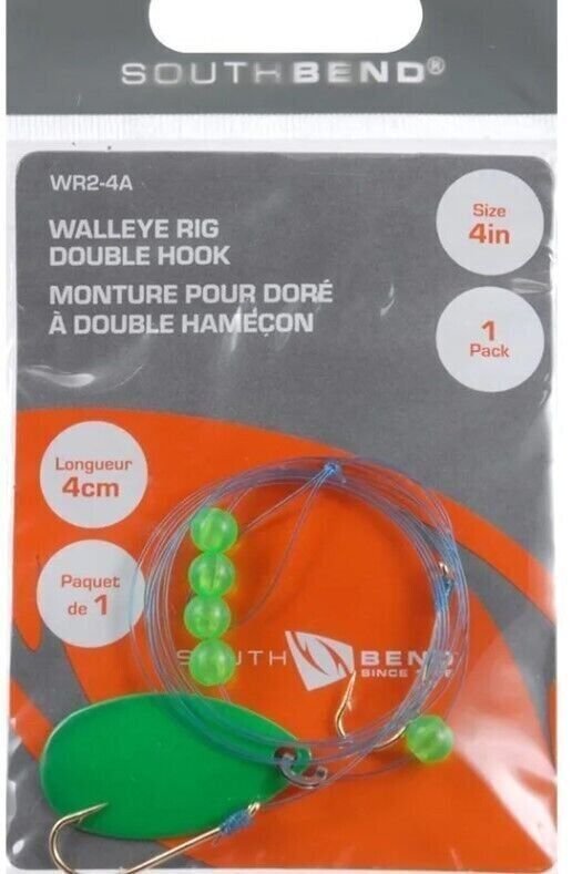 South Bend WR2-4A Walleye Rig Two Hook #4 Assortment (455865)