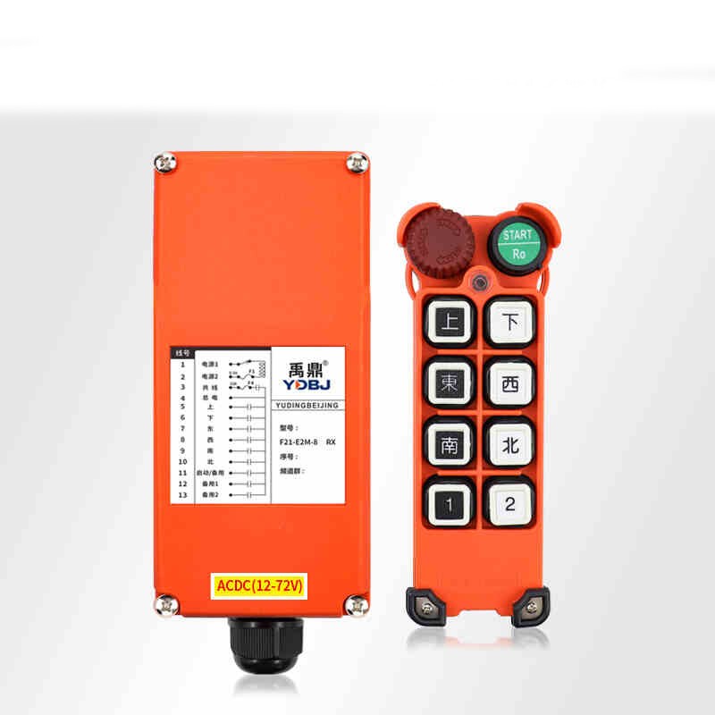 Wireless Remote Hoist Controller for F21-E2M-8 Industrial Cranes 24V-380V