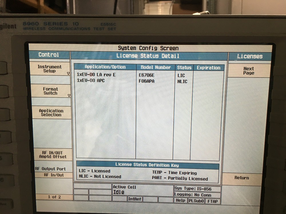 Agilent 8960 Srs 10 E5515C / E6706E 1XEV-DO loaded w options