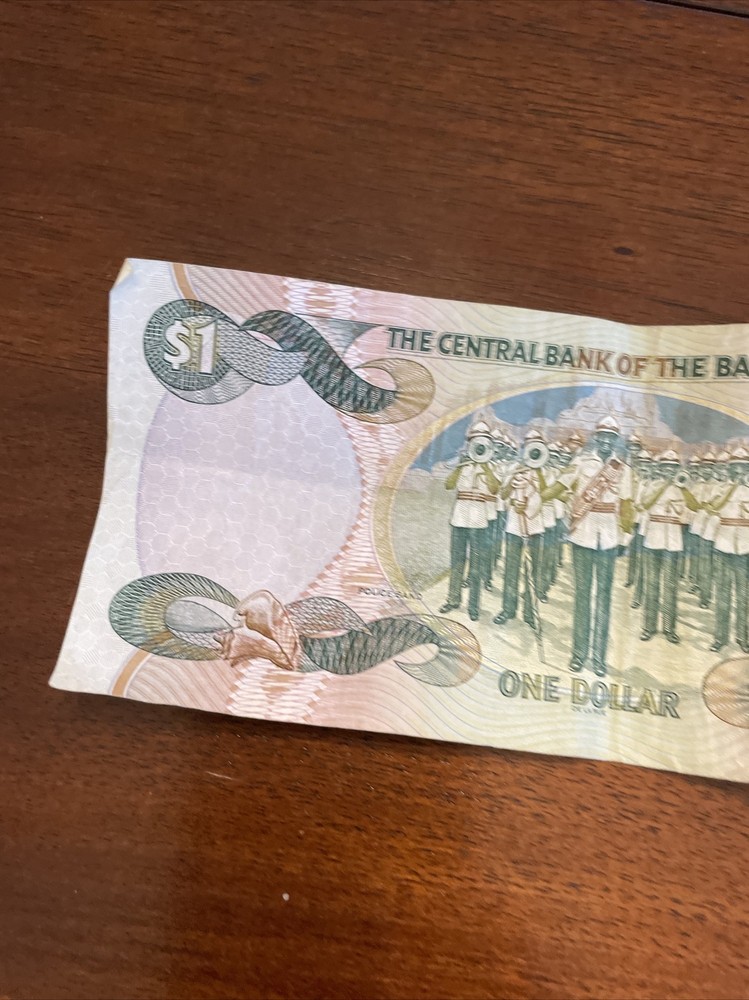 2001 BRITISH COLONY BAHAMAS $1 Bill