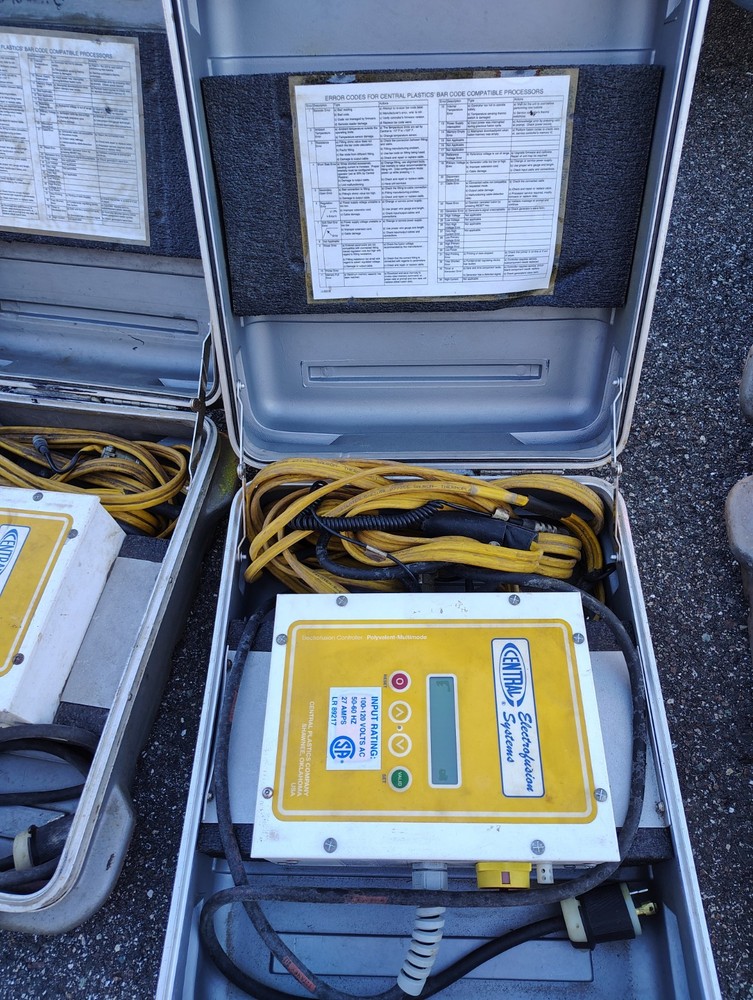Central Plastics Electrofusion Processor / Poly Pipe Welding Machine