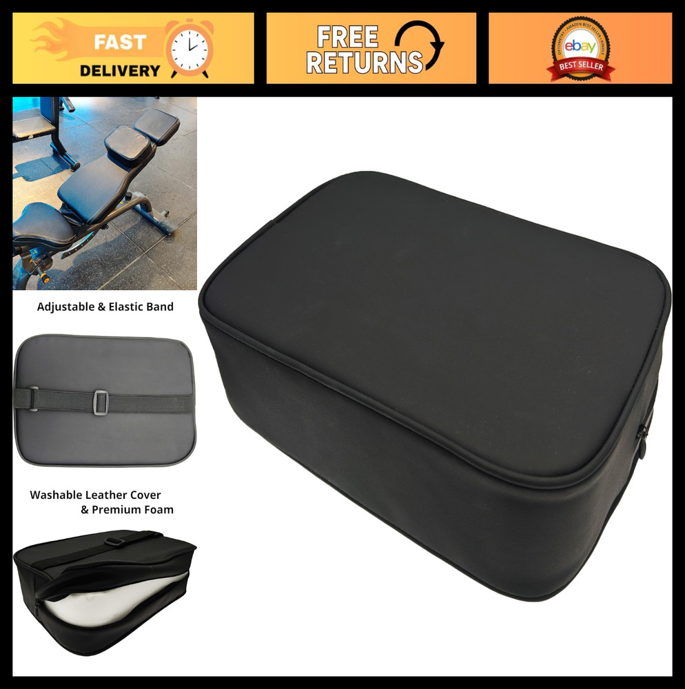 Adjustable Bench Pad for Weight Lifting, Back Support for Press & Fly Exercises