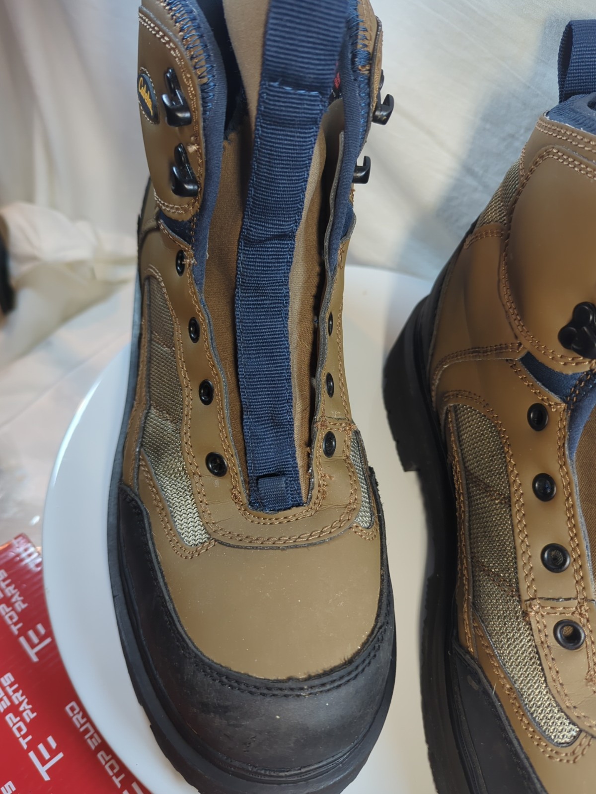 Cabela’s Ultralight Felt Sole Wading Boots Men's 11 M Brown Black