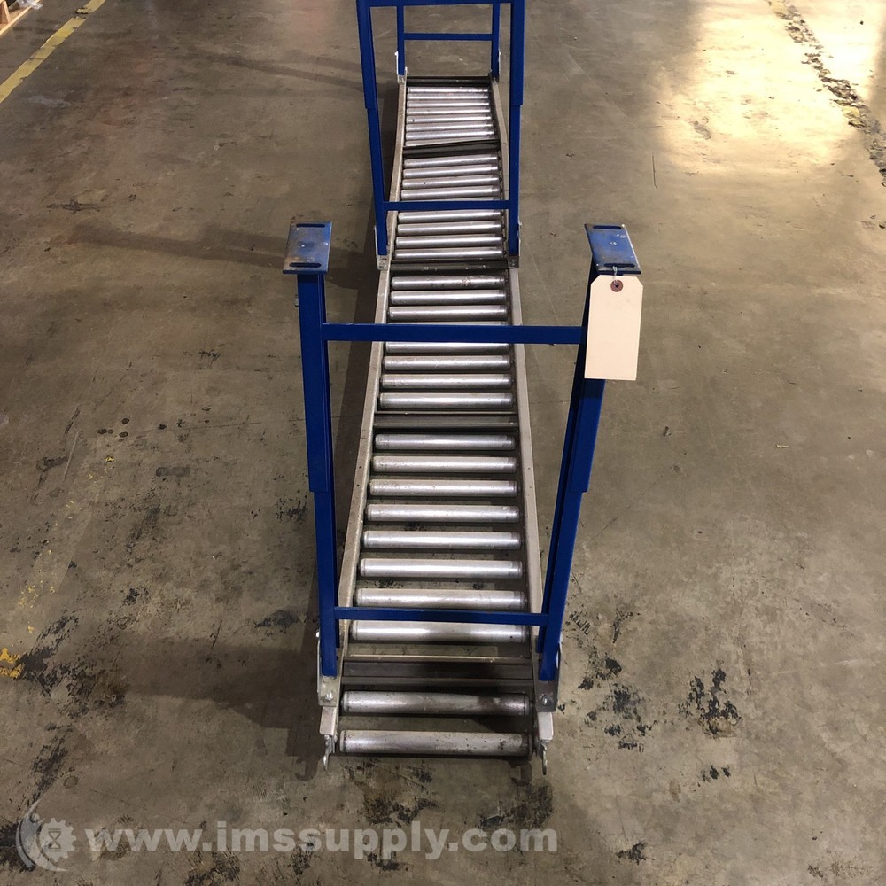 McMaster-Carr Blue Steel Roller Conveyor USIP