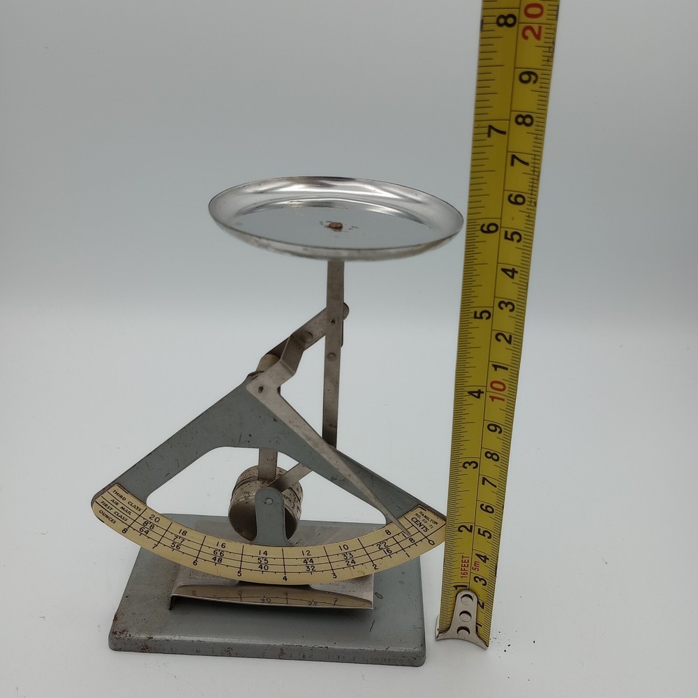 Vintage Hamilton Postal Scale 6” # 50-71 First Class Third Class Air Mail
