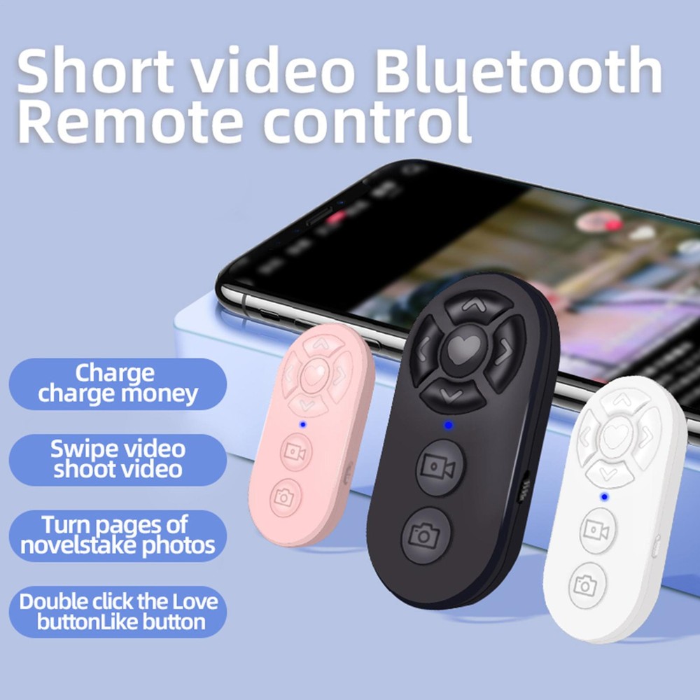Bluetooth Camera Shutter Remote Control Self Timer Selfie Smart Android Phone
