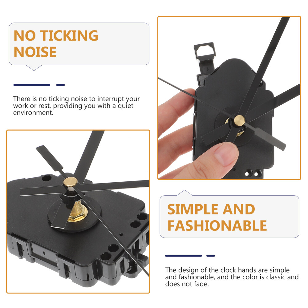 1 Set Wall Clock Movement Clock Hands And Battery Powered Replacement Motor