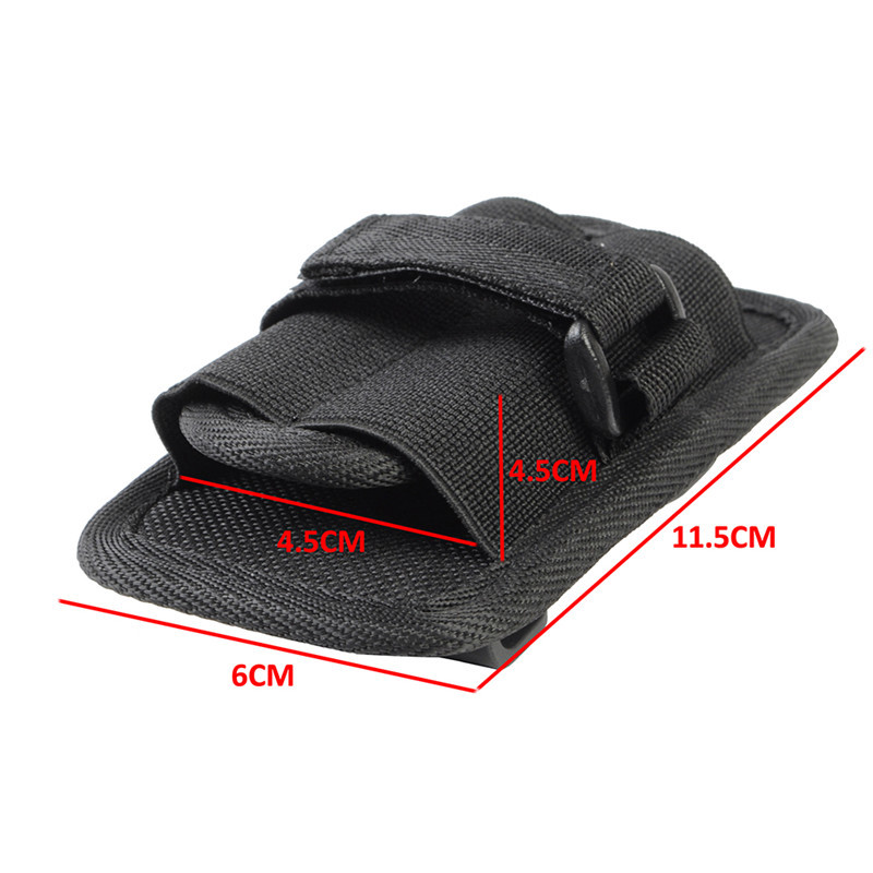 Flashlight Pouch Holster Torch Case With Belt Torch Cover Hunting