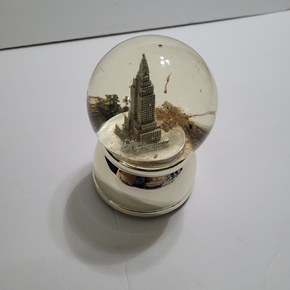 2009 Target Water Globe Silver Base with Empire State Building