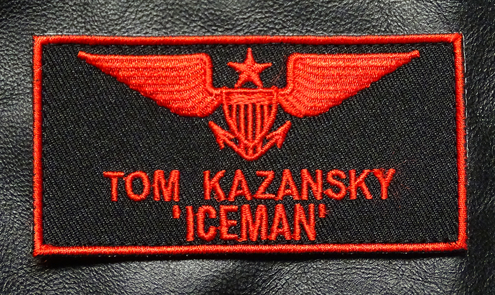 ICEMAN NAME TAG 3.5 INCH HOOK PATCH