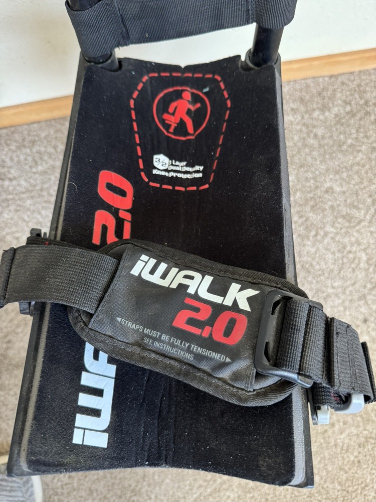 iWALK 2.0 Hands Free Walking Knee Crutch adjustable height width