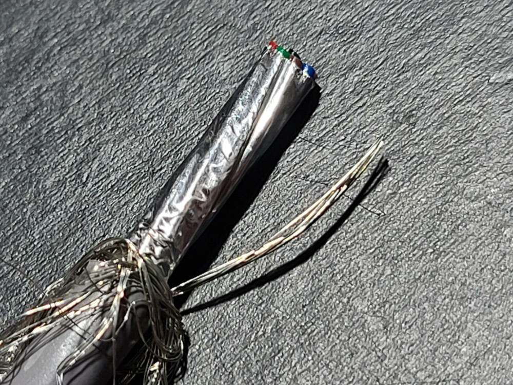 Alpha Wire 6345 22/9C Multi-Shielded Control/Communication Cable Gray /10ft