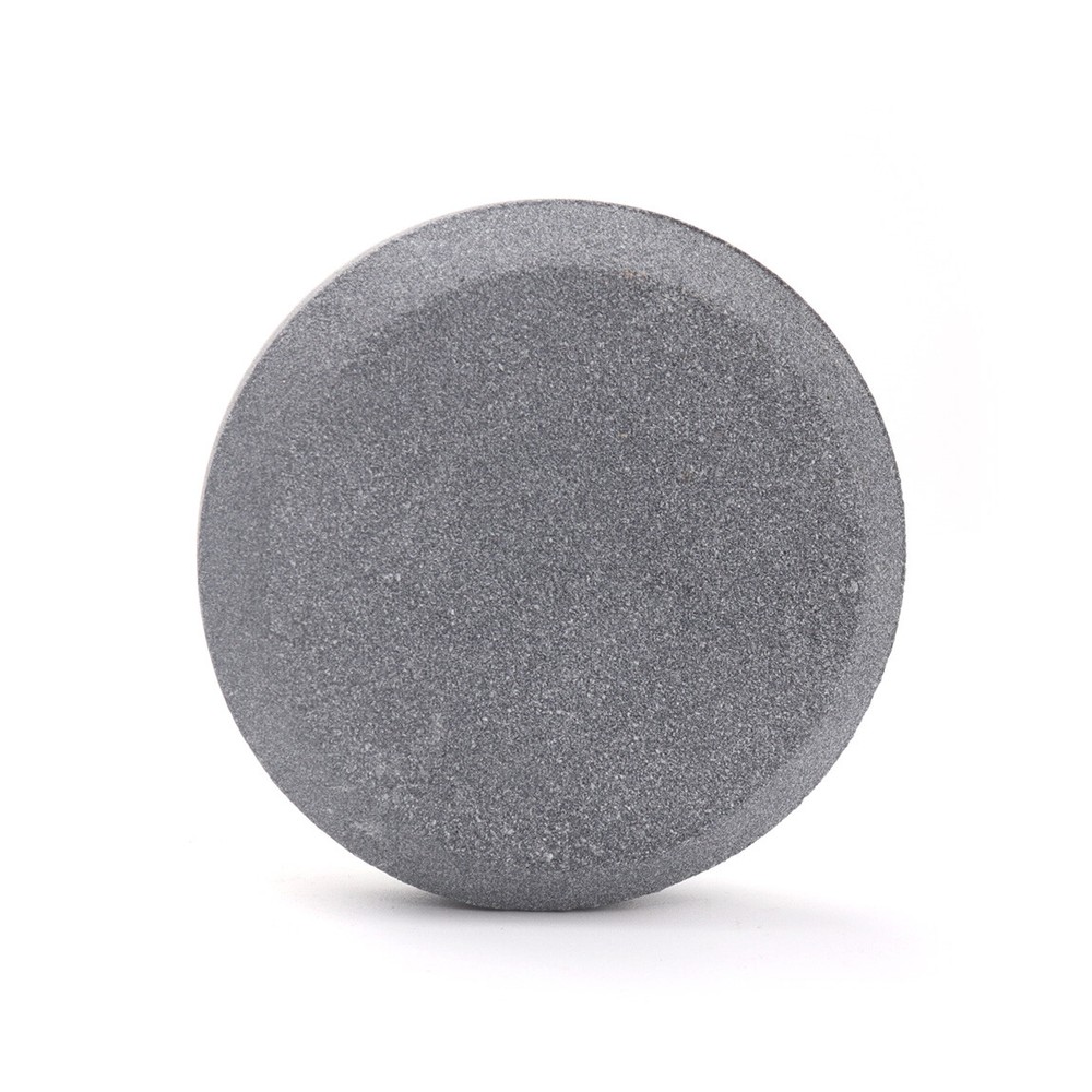 2 Grit Round Sharpening Stone Puck Hand Tool Bushcraft Axe Blade Edge Sharpener