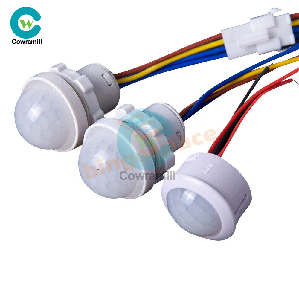 DC/AC Outdoor LED Security PIR Infrared Motion Sensor Detector Switch Wall Light