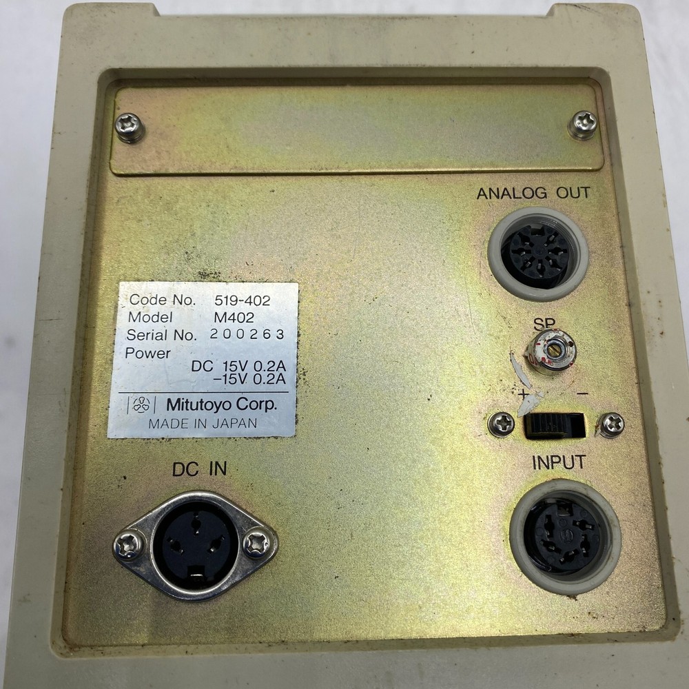 MITUTOYO MU-CHECKER MODEL M402 ACCURACY MEASUREMENT TOOL CODE NO: 519-402 🎯