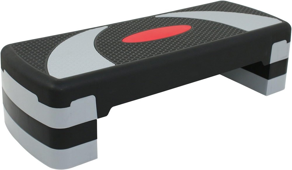 31" Aerobic Step Platform Steppers for Exercise Workout Step 4"-6"-8" Adjustable
