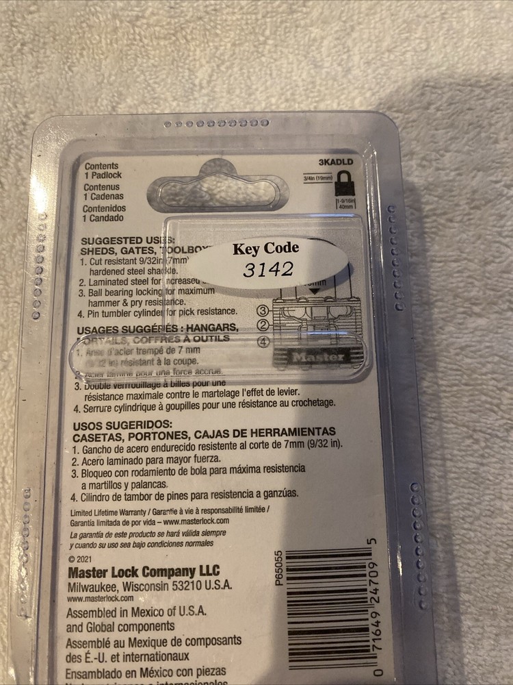 Master Lock New in package (997)