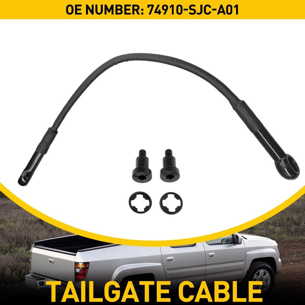 Rear Tailgate For Cable Honda 2006-2014 Ridgeline Driver/Passenger 74910SJCA01