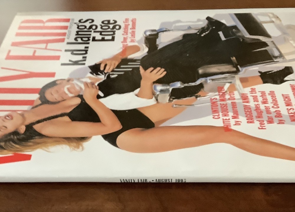 AUGUST 1993 VANITY FAIR CINDY CRAWFORD - K.D. LANG cover
