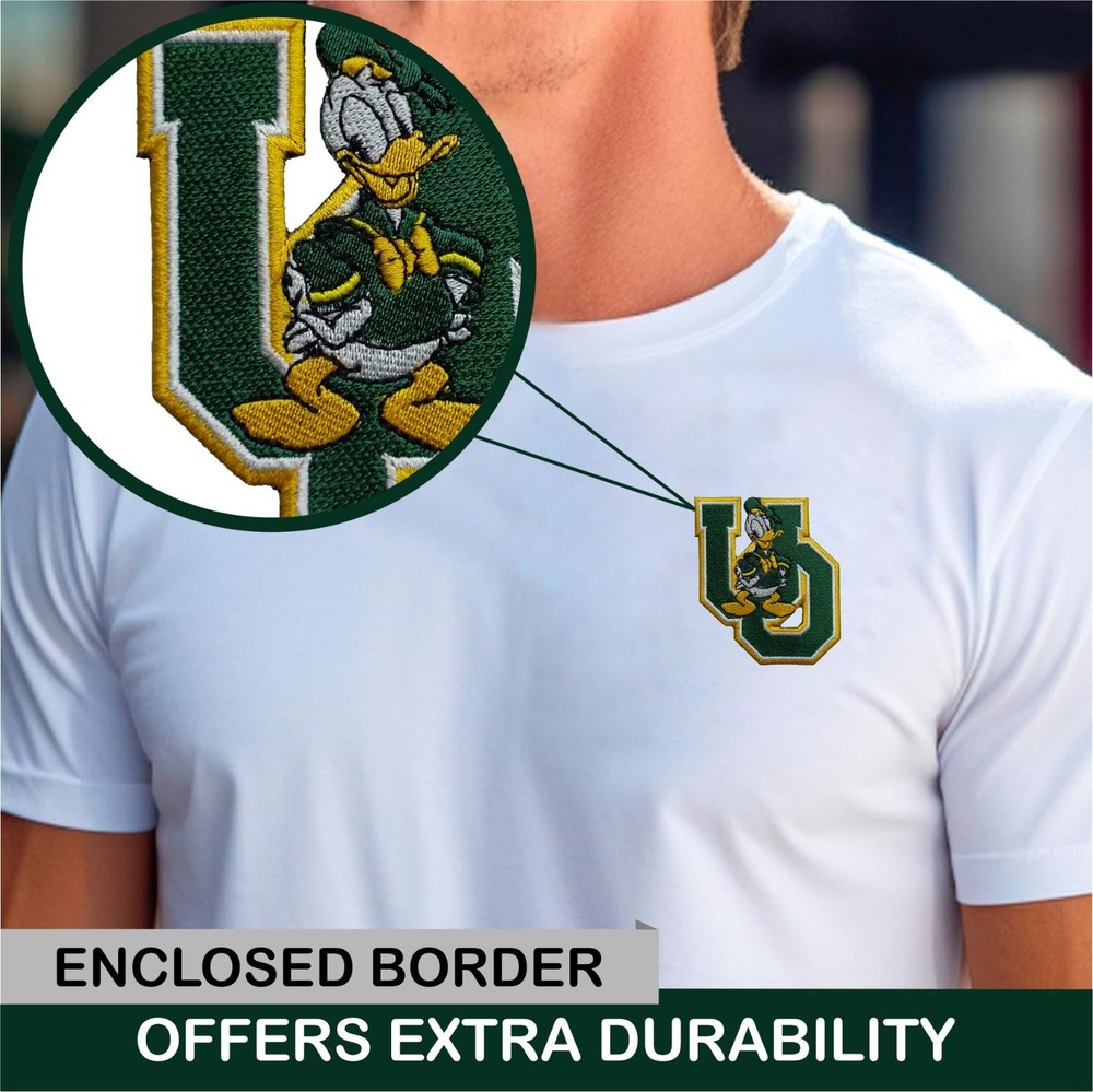 NCAA College Football Ducks Logo Iron on Patch - Sew Patch - Embroidered Patch