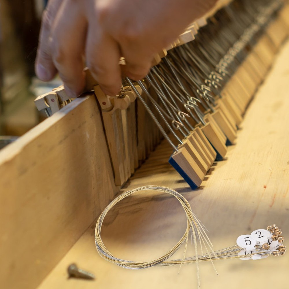 1Set Lyre Accessory Replacement Strings With Tuning Wrench For Musicians