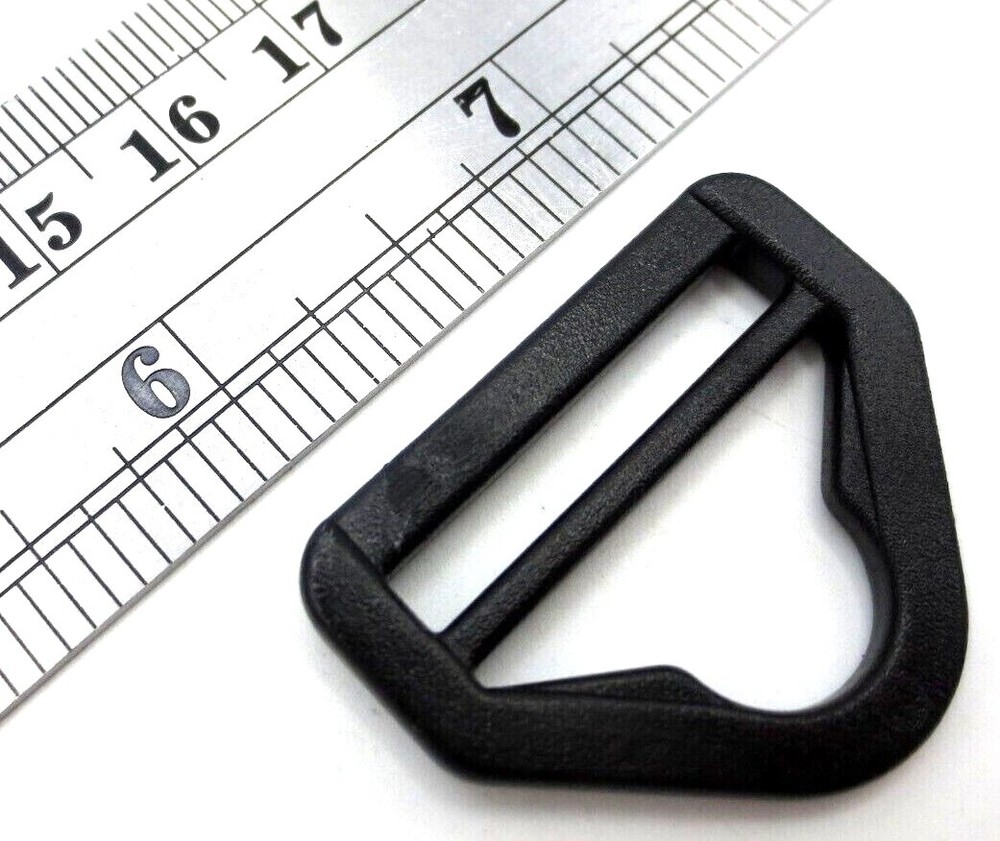 Strap Clip Triangle Holder, Fits 1", 25mm Wide Webbing Strap, Durable Plastic