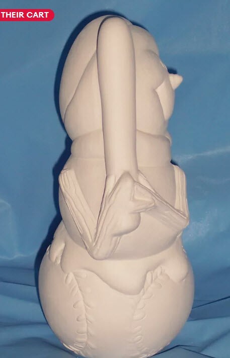 Ceramic Bisque~~ Ready to Paint~~ (3) Baseball Snowmen