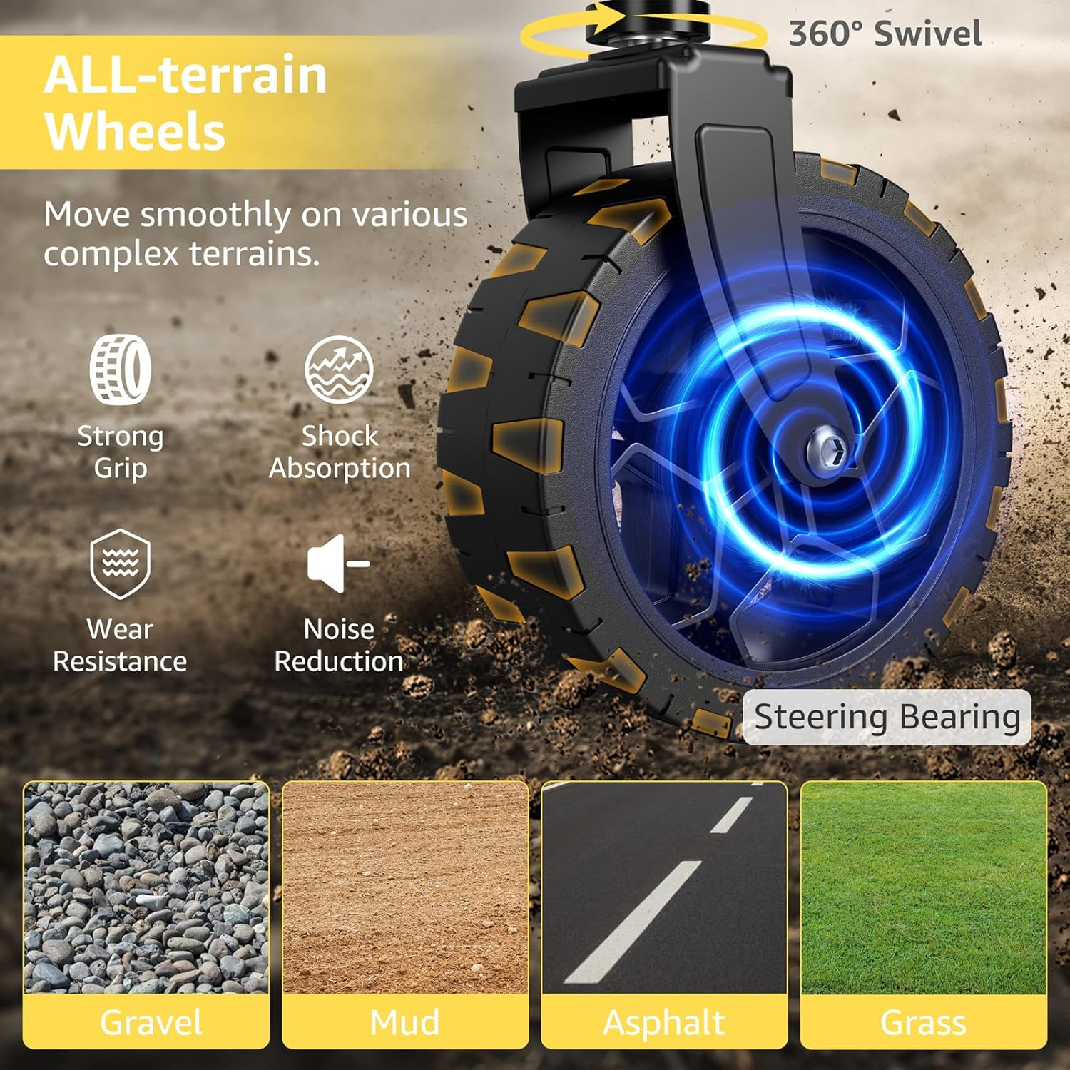 Collapsible Wagon Cart with Wheels Foldable - Folding Utility Heavy Duty Wagons