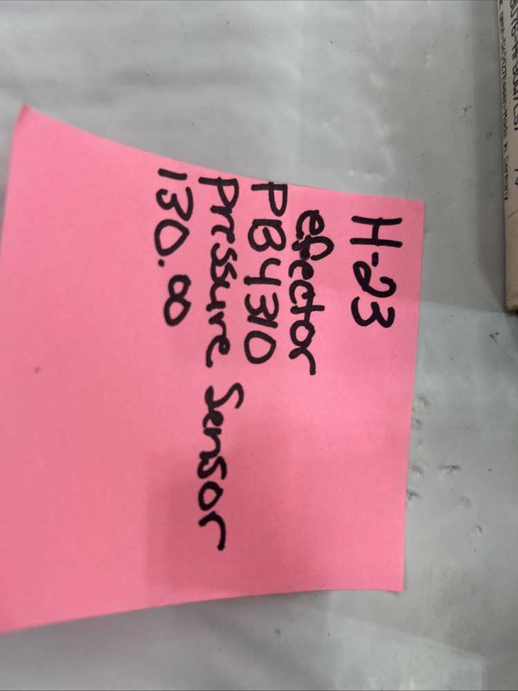 Efector PB4310 Pressure Switch