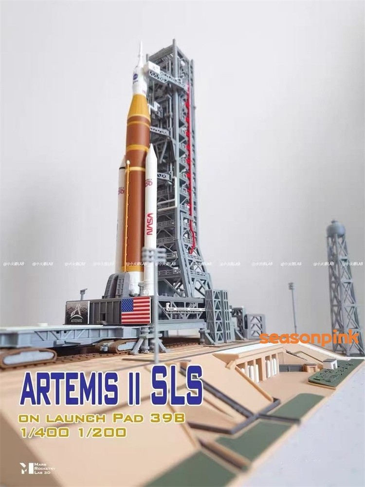 1/400 Artemis SLS Orion Launch Tower Rocket Model 39A Space Shuttle Launch Site