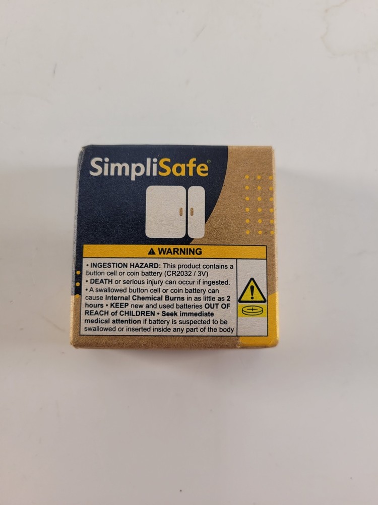 SimpliSafe ES3 Entry Door Window Sensor Magnetic White 3rd Generation