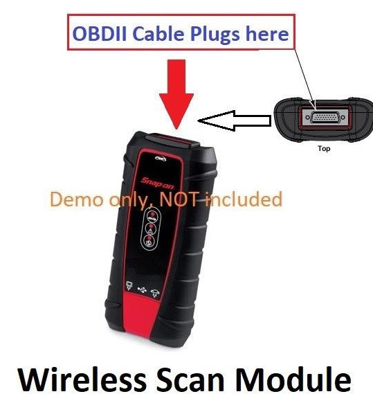 6FT OBDII OBD2 Cable Compatible with DA-4 for Snap On Scanner VERDICT EEMS324
