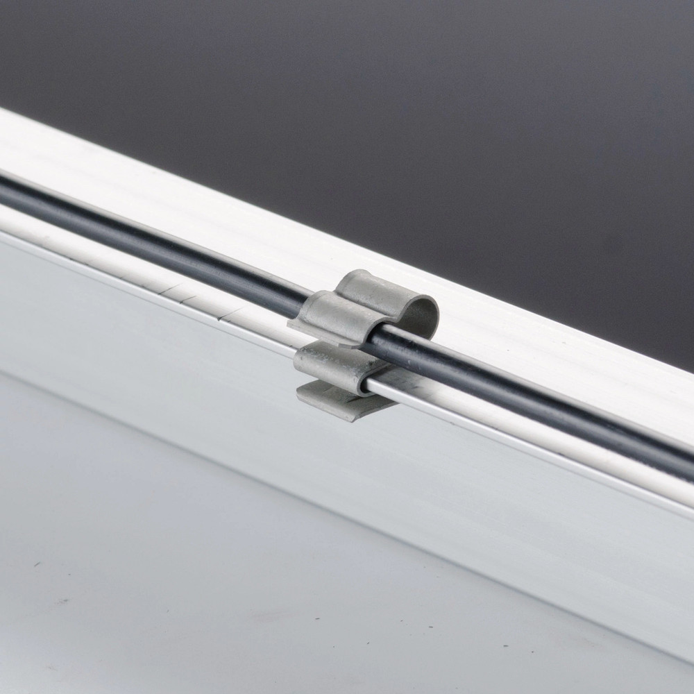 100pc CADDY ERICO SCSOL1A Solar Panel 2-Cable/Wire Managment Clips Snap Retainer