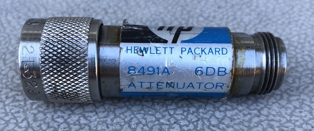 HP 8491A 6dB Attenuator DC-12.4GHz N Type