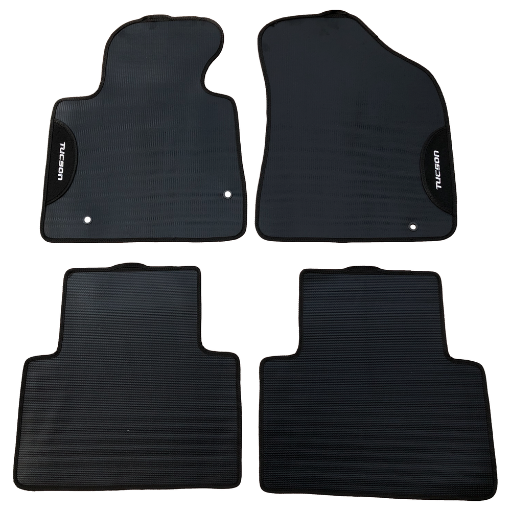 Floor Mat Rubber For Hyundai Tucson 2010-2015 Custom Model 2MPLASTIC