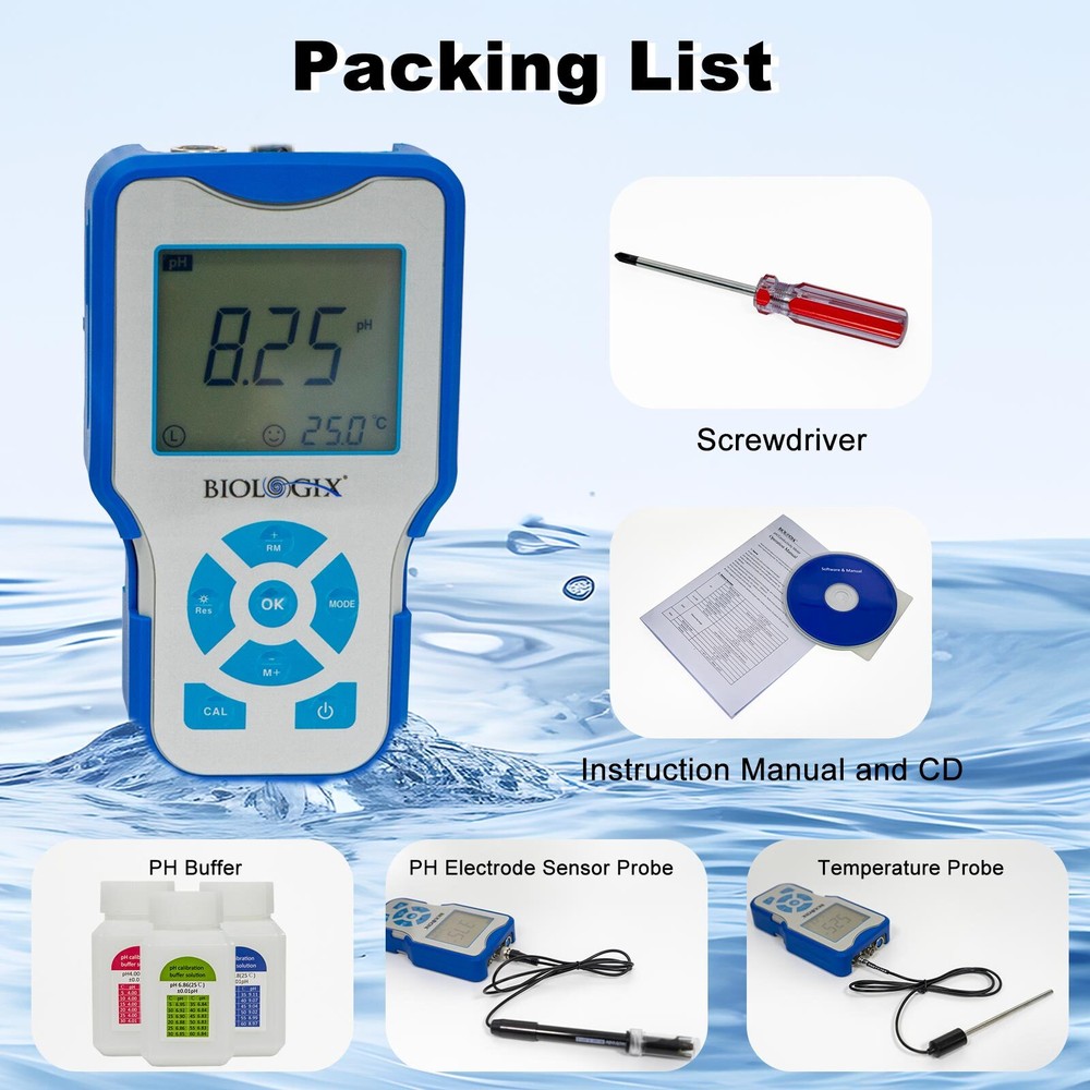 Portable pH/Conductivity Meter