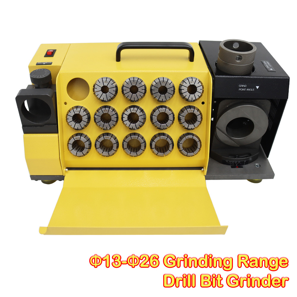 110V Drill Bits Grinder Drill Sharpener Grinding Machine Φ13-Φ26 Grinding Range