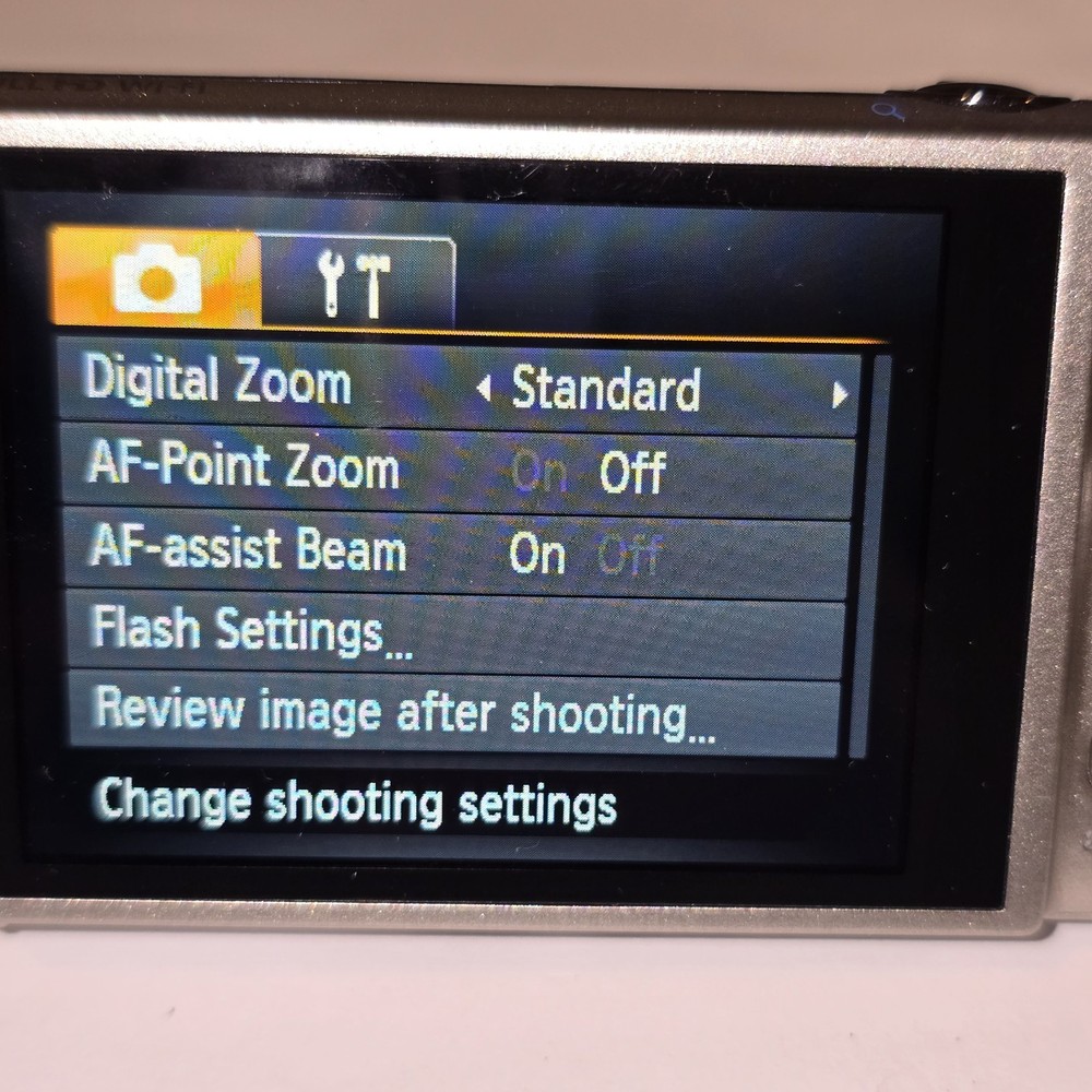 Silver Canon PowerShot ELPH 360 HS Compact Digital Camera (Tested Working)