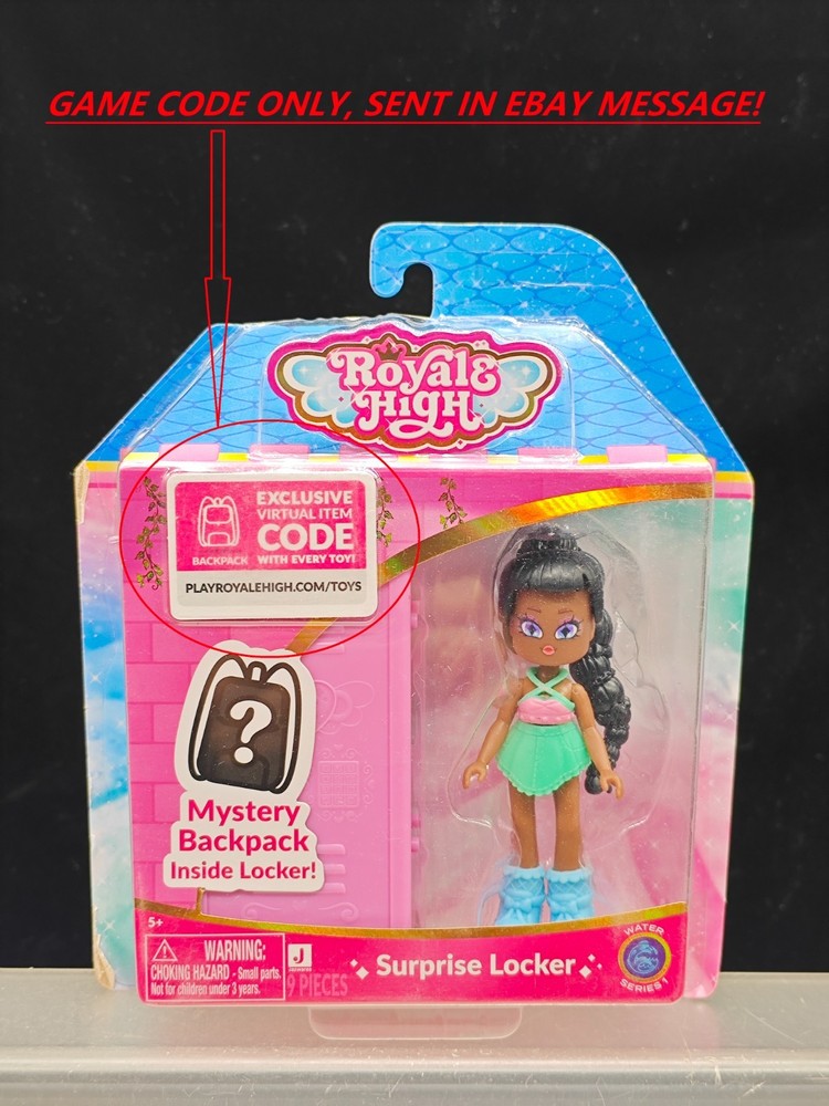 * CODE ONLY * Royale High Surprise Locker Series 1 - Water Fairy Doll TOY