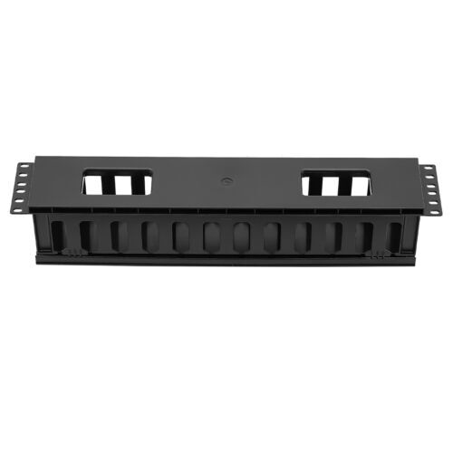 4 Pack Horizontal Rack Mount Cable Management, Cable Organizer, Cable Raceways