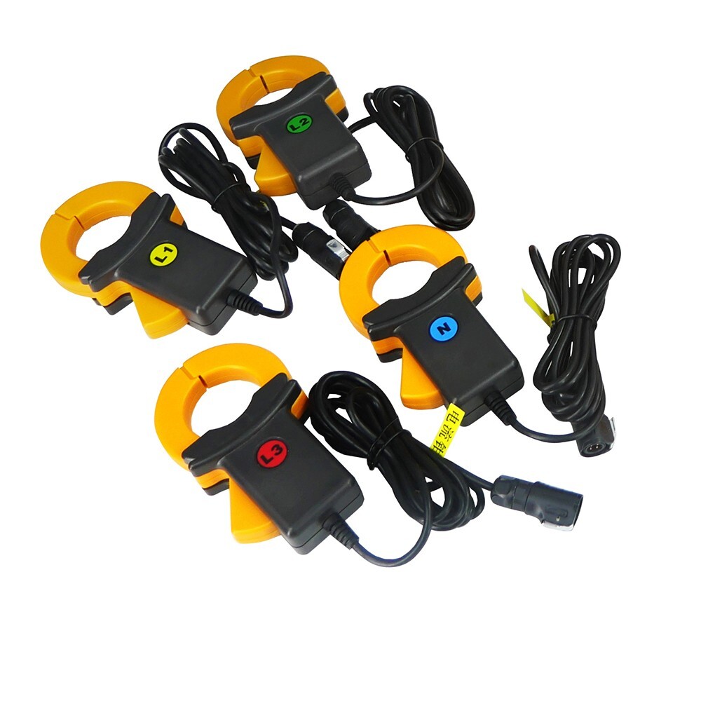 3 Phase Power Quality Analyzer Meter with Current Clamp 100A Touch Screen