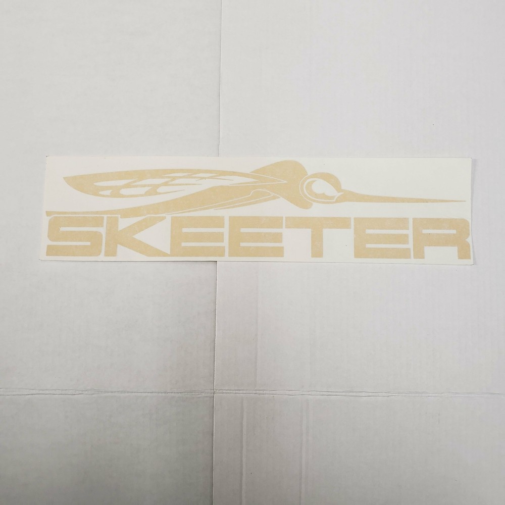 New Authentic Skeeter Chrome Decal 17" X 4 1/2"