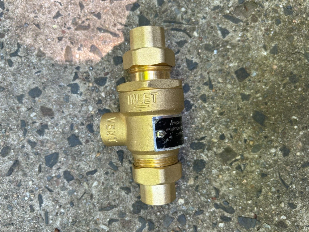 1/2 inch IPS Backflow Preventer with Intermediate Atmos Vent 190T012