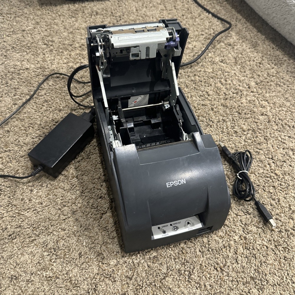 Epson TM-U220B M188B Kitchen Receipt Printer [ETHERNET/Network E04 +Power Cord]