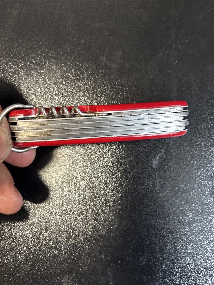 Vintage Colonial Multitool Pocket Knife / Winston Cig. Advertisement