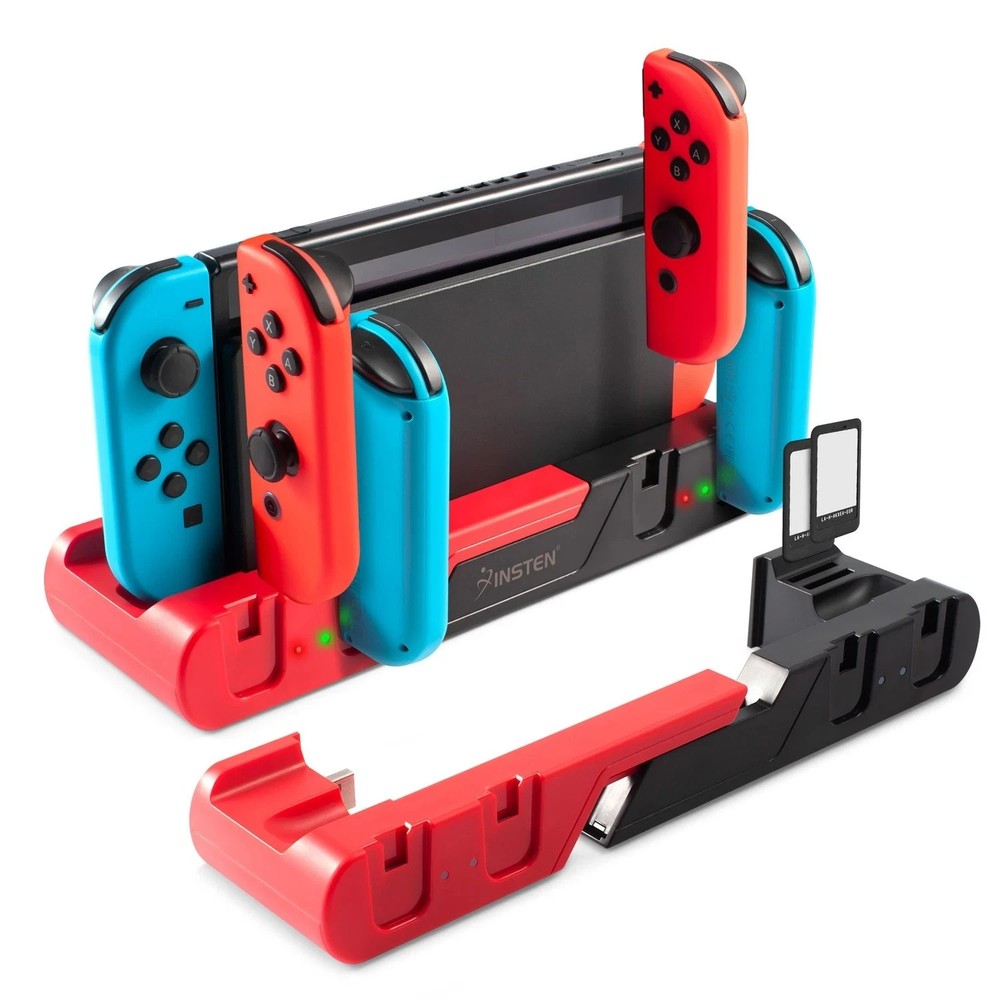 Insten Nintendo Switch & OLED Joycon Controller Charging Station Docking Base