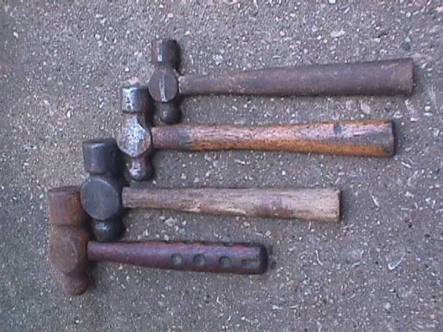 VINTAGE BALL PEEN HAMMERS