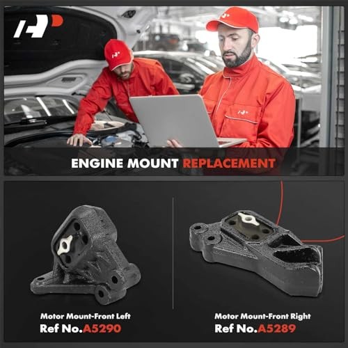 2PCS Front Left and Right Engine Motor Mount Kit Compatible with Dodge Ram