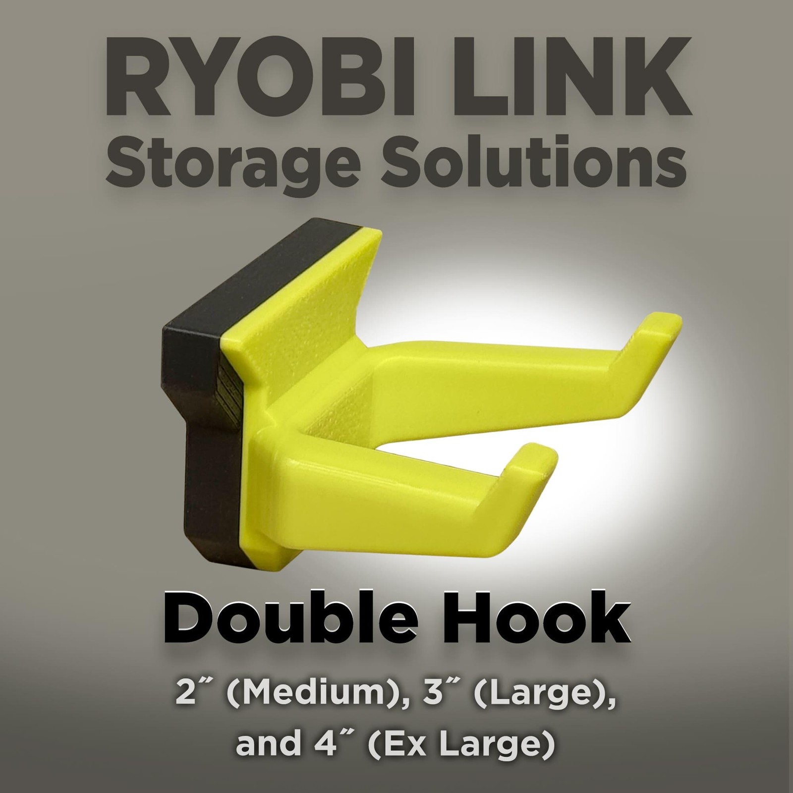 Ryobi LINK Storage System – Double-Hooks