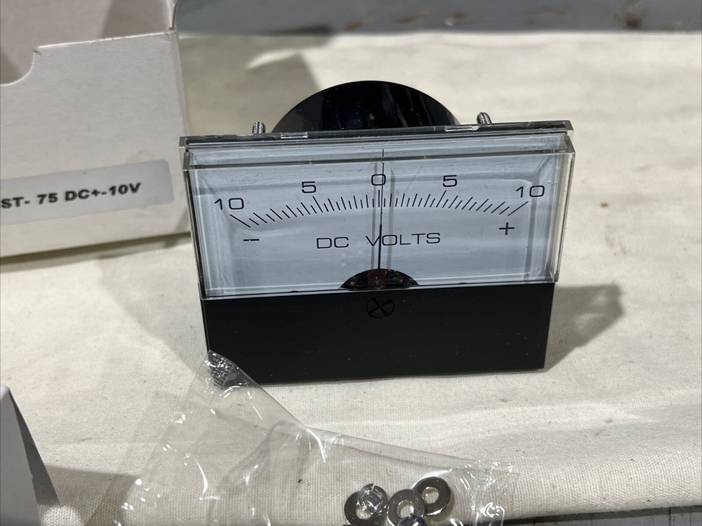 🔥ST 75 DC Volt Meter +-10, New, Free Shipping🇺🇸